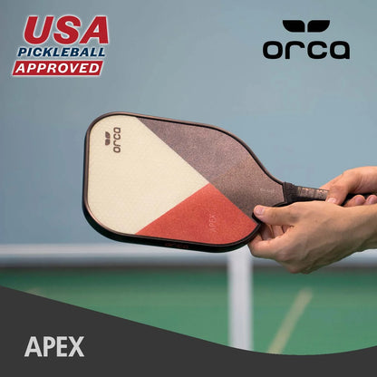 Apex Polymer Honeycomb Pickleball Paddle with Carry Bag, 7.6Oz by