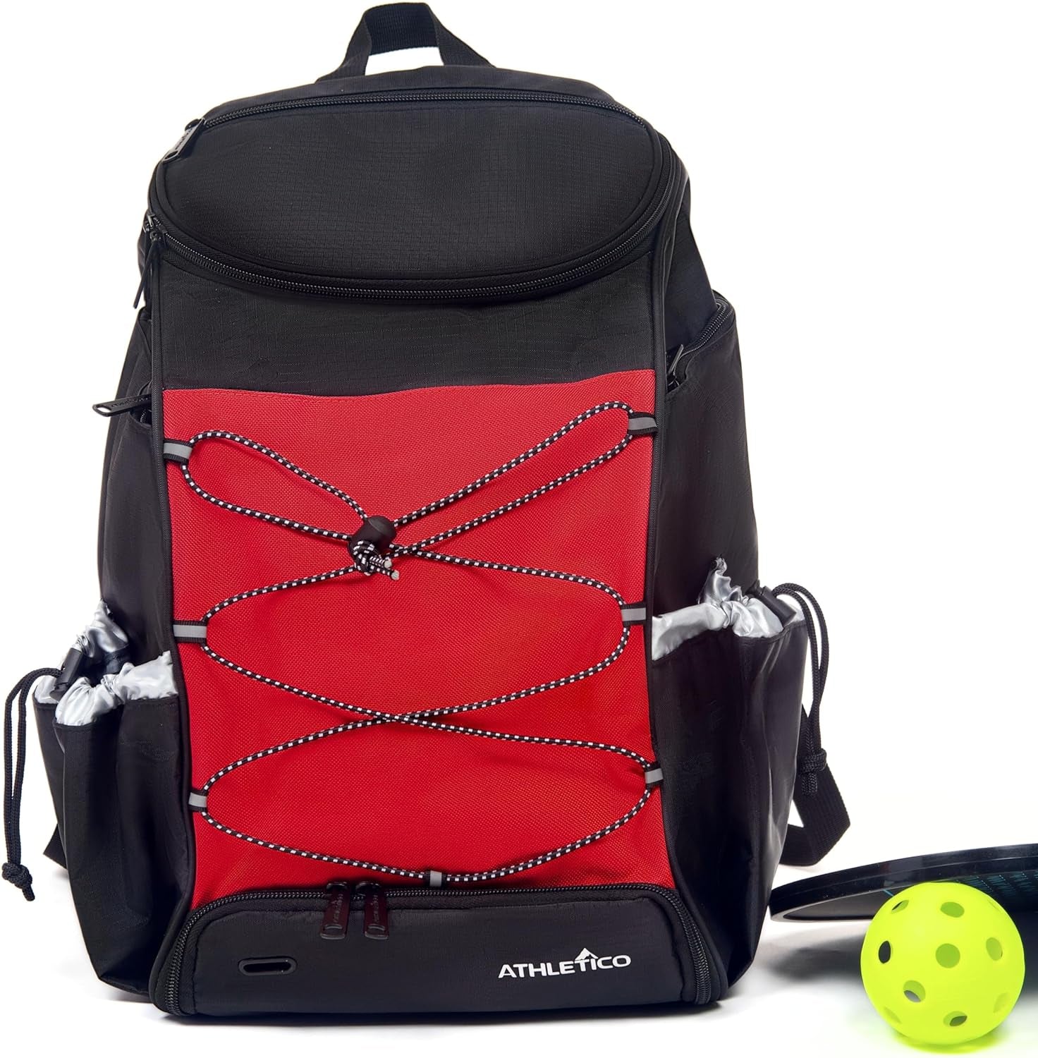 35L Pickleball Backpack - Pickleball Bags for Men or Women Includes Pickleball Ball Holder