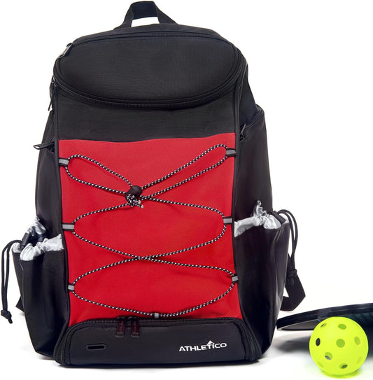 35L Pickleball Backpack - Pickleball Bags for Men or Women Includes Pickleball Ball Holder