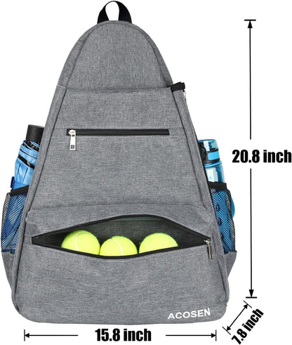 Tennis Bag Tennis Backpack - Large Tennis Bags for Women and Men to Hold Tennis Racket,Pickleball Paddles, Badminton Racquet, Squash Racquet,Balls and Other Accessories